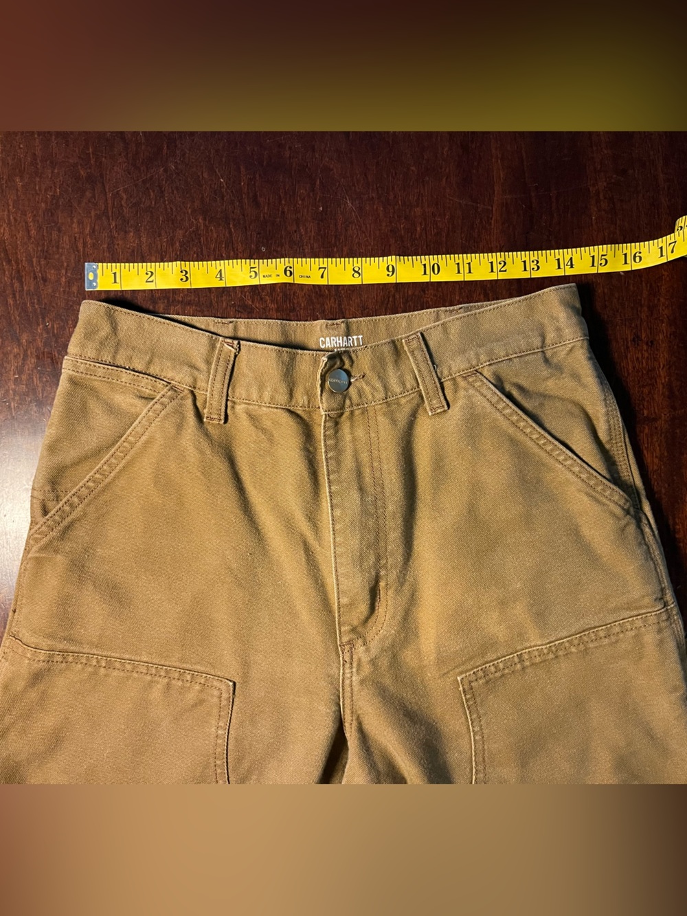 VTG Carhartt Work In Progress Double Knee Pants in Hamilton Brown - Picture 7 of 10